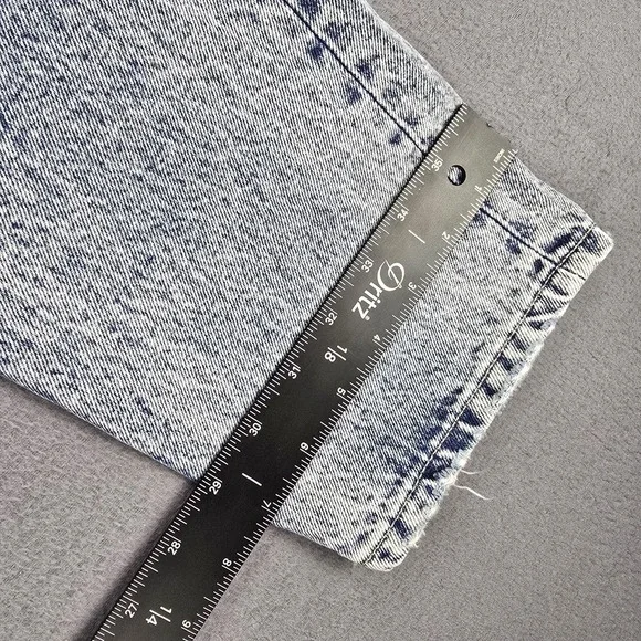 Grlfrnd Helena Jeans Womens 25 Blue Acid Wash High Rise Straight Distressed - Picture 6 of 13